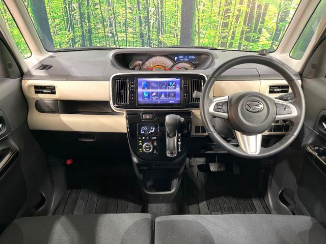 ムーヴキャンバス Ｇブラックアクセントリミテッド　ＳＡＩＩＩ　禁煙車　純正８型ナビ　全周囲モニター　両側電動スライドドア　衝突軽減装置　ＬＥＤヘッドライト　オートライト　スマートキー　オートハイビーム　フルセグＴＶ　Ｂｌｕｅｔｏｏｔｈ接続（2枚目）