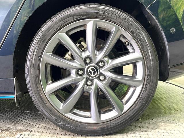 MAZDA3ファストバック 20Sバーガンディ セレクション 禁煙車 純正8.8型ナビ 360度ビューモニター 柿本マフラー 衝突被害軽減装置 赤革シート シートヒーター クリアランスソナー ステアリングヒーター オートエアコン 純正18AW スマートキー(59枚目)