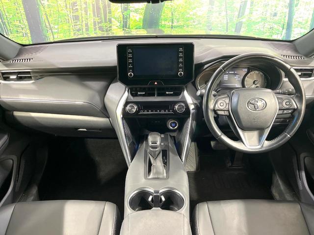 ハリアー G 禁煙車 純正8インチDA バックカメラ ハーフレザーシート パワーシート コーナーセンサー スマートキー デジタルインナーミラー LEDヘッド ビルトインETC 純正18インチアルミ 車線逸脱警報(2枚目)