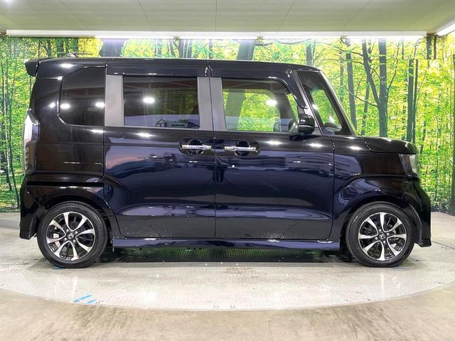 N-BOXカスタム G・Lホンダセンシング 禁煙車 純正SDナビ 電動スライドドア バックカメラ 衝突被害軽減システム レーダークルーズ コーナーセンサー スマートキー LEDヘッド ビルトインETC 純正14インチアルミ 車線逸脱警報(27枚目)