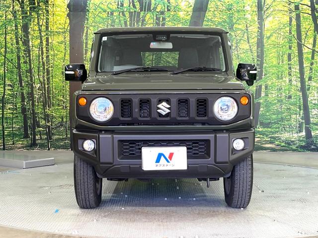 ジムニー XC 禁煙車 純正8型ナビ Bluetooth ビルトインETC シートヒーター クルーズコントロール セーフティサポート 誤発進抑制装置 車線逸脱防止装置 ハイビームアシスト オートエアコン 純正16AW(14枚目)