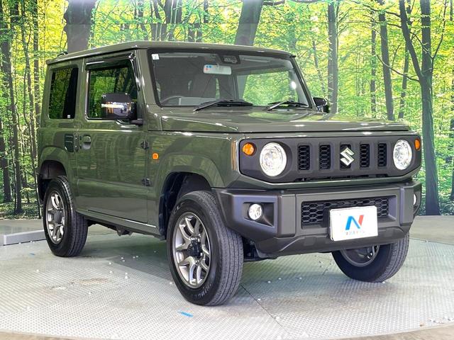 ジムニー XC 禁煙車 純正8型ナビ Bluetooth ビルトインETC シートヒーター クルーズコントロール セーフティサポート 誤発進抑制装置 車線逸脱防止装置 ハイビームアシスト オートエアコン 純正16AW(16枚目)