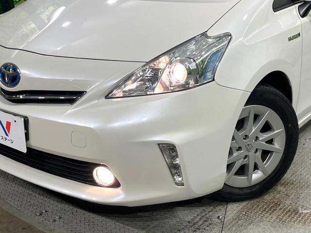 プリウスアルファ S 禁煙車 純正SDナビ バックカメラ スマートキー ビルトインETC 純正16インチアルミ オートライト オートエアコン Bluetooth CD 地デジ(12枚目)