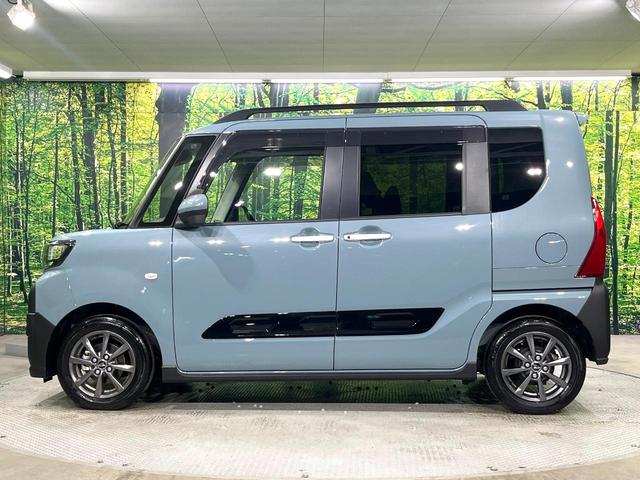 タント ファンクロス　禁煙車　純正ディスプレイオーディオ　両側電動ドア　全周囲カメラ　衝突被害軽減システム　コーナーセンサー　スマートキー　ルーフレール　純正１４インチアルミ　オートライト　Ｂｌｕｅｔｏｏｔｈ　フルセグ（25枚目）
