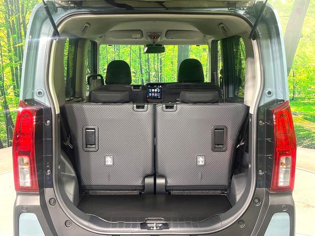 タント ファンクロス　禁煙車　純正ディスプレイオーディオ　両側電動ドア　全周囲カメラ　衝突被害軽減システム　コーナーセンサー　スマートキー　ルーフレール　純正１４インチアルミ　オートライト　Ｂｌｕｅｔｏｏｔｈ　フルセグ（33枚目）