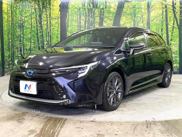 カローラツーリング ハイブリッド　ダブルバイビー　禁煙車　純正１０．５インチディスプレイ　バックカメラ　衝突被害軽減システム　レークル　ハーフレザーシート　コーナーセンサー　ＬＥＤヘッド　ＥＴＣ　純正１７インチＡＷ　オートハイビーム　車線逸脱警報（24枚目）