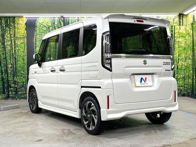 スペーシアカスタム ハイブリッドＸＳ　届出済未使用車　両側電動スライドドア　サーキュレーター　ハーフレザーシート　ヘッドアップディスプレイ　前席シートヒーター　コーナーセンサー　ＬＥＤヘッドライト　純正１５インチアルミホイール（30枚目）