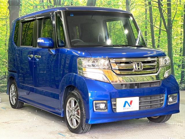 Ｎ－ＢＯＸカスタム Ｇ・ＬパッケージＳＳパッケージ　禁煙車　純正ＳＤナビ　電動スライドドア　バックカメラ　シートヒーター　ＨＩＤヘッド　ビルトインＥＴＣ　ロールシェード　純正１４インチアルミホイール　Ｂｌｕｅｔｏｏｔｈ（17枚目）