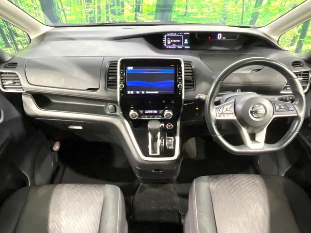 セレナ ハイウェイスター　２５ｔｈスペシャルセレクションＢ　禁煙車　純正９インチナビ　後席モニター　全周囲カメラ　両側電動ドア　衝突被害軽減システム　コーナーセンサー　スマートキー　ＬＥＤヘッド　ビルトインＥＴＣ　クルコン　純正１６インチアルミ　オートライト（2枚目）