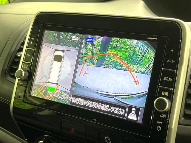 セレナ ハイウェイスター　２５ｔｈスペシャルセレクションＢ　禁煙車　純正９インチナビ　後席モニター　全周囲カメラ　両側電動ドア　衝突被害軽減システム　コーナーセンサー　スマートキー　ＬＥＤヘッド　ビルトインＥＴＣ　クルコン　純正１６インチアルミ　オートライト（4枚目）