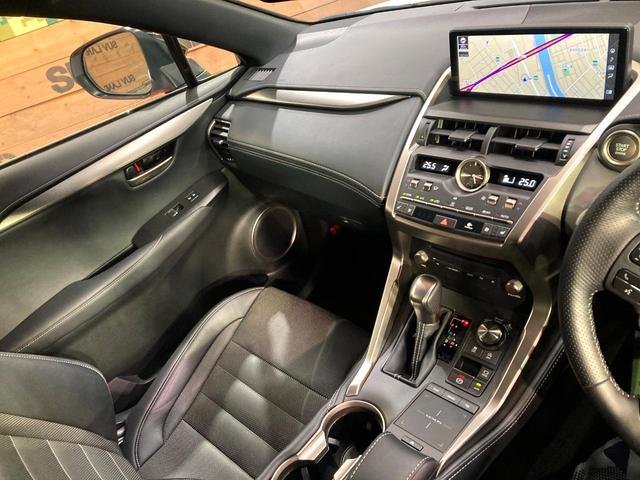 NX NX300 Fスポーツ パノラミックビューモニター シーケンシャルターンランプ付き3眼LEDヘッドライト 黒革シート シートベンチレーション メーカーナビ パワーバックドア 純正18インチアルミホイール クリアランスソナー(52枚目)