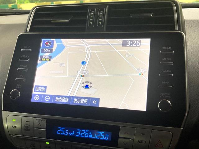 ランドクルーザープラド ＴＸ　Ｌパッケージ　マットブラックエディション　サンルーフ　全周囲カメラ　衝突被害軽減システム　レーダークルーズ　禁煙車　レザーシート　前席シートエアコン　コーナーセンサー　スマートキー　ＬＥＤヘッド　ルーフレール　ビルトインＥＴＣ（53枚目）