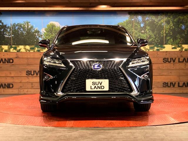 ＲＸ ＲＸ４５０ｈ　Ｆスポーツ　パノラマルーフ　マークレビンソン　ＴＲＤフルエアロ　パノラミックビューモニター　３眼ＬＥＤヘッドライト　プリクラッシュセーフティシステム　クリアランスソナー　純正２０インチアルミホイール　ＨＵＤ（14枚目）