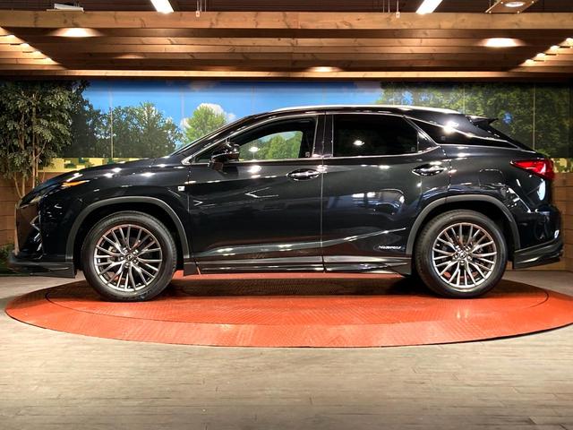 ＲＸ ＲＸ４５０ｈ　Ｆスポーツ　パノラマルーフ　マークレビンソン　ＴＲＤフルエアロ　パノラミックビューモニター　３眼ＬＥＤヘッドライト　プリクラッシュセーフティシステム　クリアランスソナー　純正２０インチアルミホイール　ＨＵＤ（28枚目）