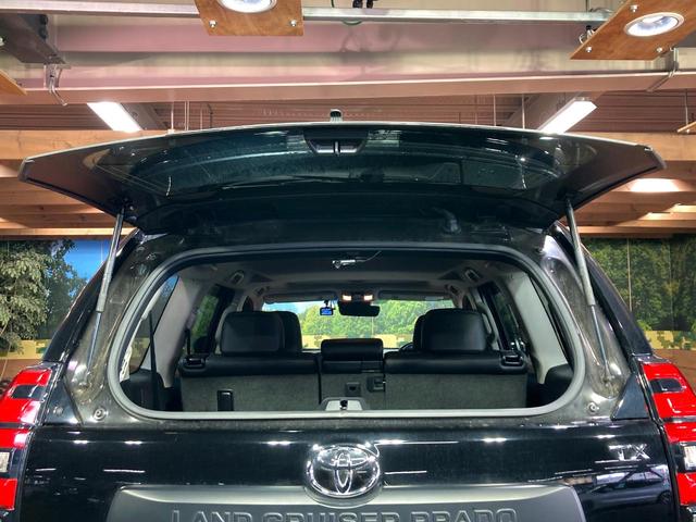 ランドクルーザープラド TX Lパッケージ マットブラックエディション 7人乗り サンルーフ BIG-X9インチナビ バックカメラ 衝突被害軽減システム レーダークルーズ 禁煙車 レザーシート 前席シートエアコン ドラレコ コーナーセンサー スマートキー LEDヘッド(31枚目)