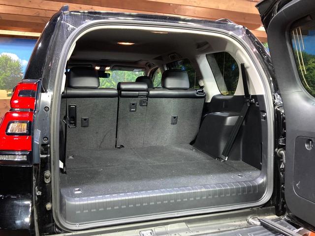 ランドクルーザープラド TX Lパッケージ マットブラックエディション 7人乗り サンルーフ BIG-X9インチナビ バックカメラ 衝突被害軽減システム レーダークルーズ 禁煙車 レザーシート 前席シートエアコン ドラレコ コーナーセンサー スマートキー LEDヘッド(32枚目)