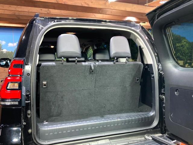 ランドクルーザープラド TX Lパッケージ マットブラックエディション 7人乗り サンルーフ BIG-X9インチナビ バックカメラ 衝突被害軽減システム レーダークルーズ 禁煙車 レザーシート 前席シートエアコン ドラレコ コーナーセンサー スマートキー LEDヘッド(34枚目)