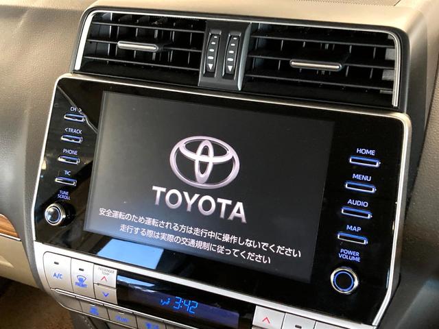 ランドクルーザープラド TX Lパッケージ マットブラックエディション サンルーフ 7人乗り 9型ディスプレイオーディオ パノラミックビューモニター レーダークルーズコントロール ETC Bluetooth再生 シートベンチレーション パワーシート LEDヘッドライト(5枚目)