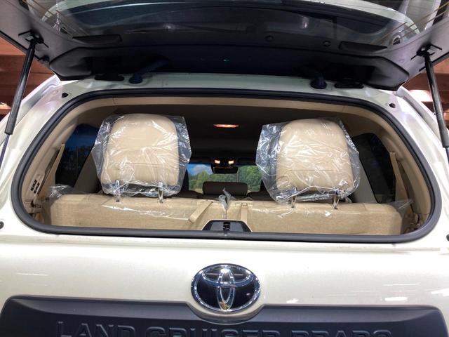 ランドクルーザープラド TX Lパッケージ マットブラックエディション サンルーフ 7人乗り 9型ディスプレイオーディオ パノラミックビューモニター レーダークルーズコントロール ETC Bluetooth再生 シートベンチレーション パワーシート LEDヘッドライト(51枚目)