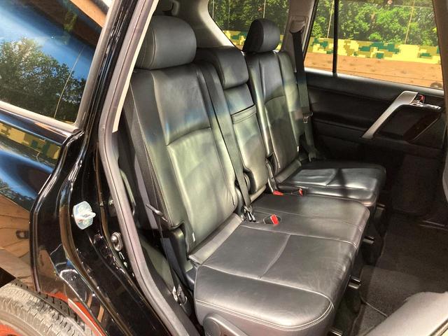 ランドクルーザープラド TX Lパッケージ サンルーフ 7インチSDナビ バックカメラ 100V電源 禁煙車 レザーシート 前席シートエアコン コーナーセンサー LEDヘッド クルコン オートライト デュアルエアコン 電動格納サードシート(9枚目)