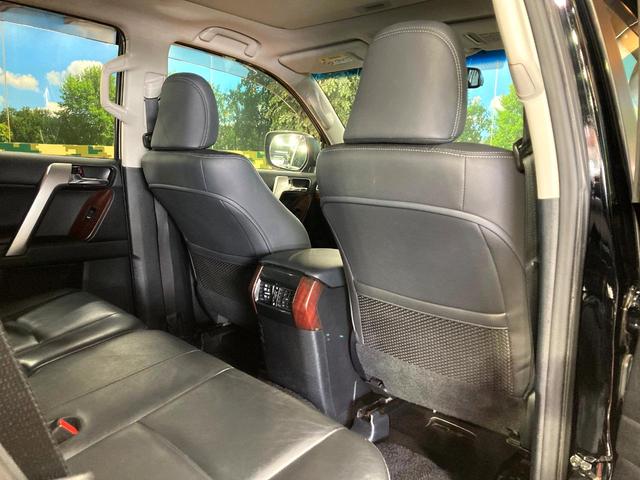 ランドクルーザープラド TX Lパッケージ サンルーフ 7インチSDナビ バックカメラ 100V電源 禁煙車 レザーシート 前席シートエアコン コーナーセンサー LEDヘッド クルコン オートライト デュアルエアコン 電動格納サードシート(41枚目)