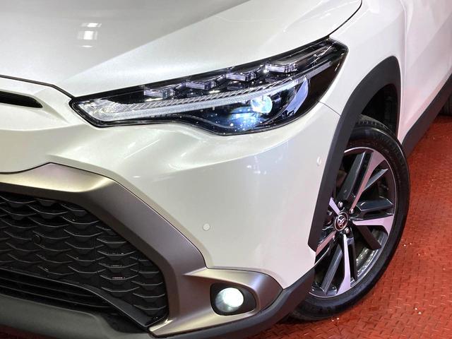 カローラクロス ハイブリッド Z ガラスルーフ 純正10型ディスプレイオーディオ 全周囲カメラ 衝突被害軽減システム レーダークルーズ 禁煙車 電動リアゲート ハーフレザーシート パワーシート ドラレコ LEDヘッド ルーフレール(12枚目)
