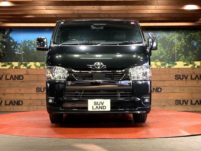 ハイエースバン スーパーGL ダークプライムII 全周囲カメラ 衝突被害軽減システム 禁煙車 ハーフレザーシート スマートキー LEDヘッド ビルトインETC オートライト デュアルエアコン リアエアコン Bluetooth フルセグ LEDフォグ(14枚目)