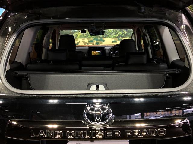 ランドクルーザープラド ＴＸ　Ｌパッケージ・ブラックエディション　ＳＤナビ　バックカメラ　衝突被害軽減システム　レーダークルーズ　禁煙車　レザーシート　前席シートエアコン　ドラレコ　コーナーセンサー　スマートキー　ＬＥＤヘッド　ルーフレール（32枚目）