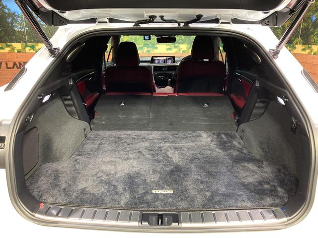 RX RX450h Fスポーツ 4WD ガラスルーフ 全周囲カメラ マークレビンソンサウンド 100V電源 衝突被害軽減システム レーダークルーズ 禁煙車 電動リアゲート レザーシート 全席シートヒーター 前席シートエアコン(35枚目)