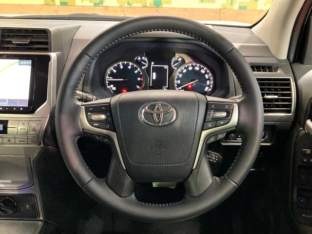 ランドクルーザープラド TX Lパッケージ モデリスタエアロ BIG-X9型ナビ 純正19インチアルミホイール 禁煙車 シートベンチレーション パワーシート バックカメラ LEDヘッド レーダークルーズ ビルドインETC オートライト(11枚目)