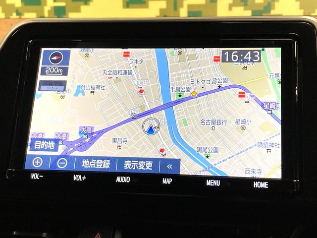 Ｃ－ＨＲ Ｇ　モード　ネロ　純正９型ＳＤナビ　バックカメラ　衝突軽減装置　レーダークルーズコントロール　シートヒーター　オートエアコン　ドラレコ　スマートキー　ＬＥＤヘッドライト　車線逸脱警報　先行車発進告知機能（3枚目）