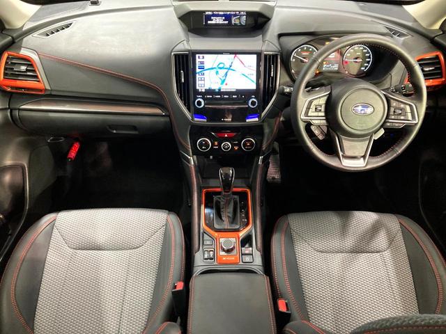 フォレスター X-ブレイク 純正9インチナビ フロント・サイド・バックカメラ 衝突被害軽減システム レーダークルーズ 禁煙車 全席シートヒーター ドラレコ コーナーセンサー スマートキー ルーフレール ビルトインETC(2枚目)