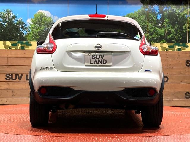 ジューク １５ＲＸ　Ｖセレクション　純正ＳＤナビ　バックカメラ　衝突被害軽減システム　禁煙車　スマートキー　ナビ連動ＥＴＣ　純正１７インチアルミ　オートライト　デュアルエアコン　Ｂｌｕｅｔｏｏｔｈ　ＣＤ　ＤＶＤ再生　フルセグ（15枚目）