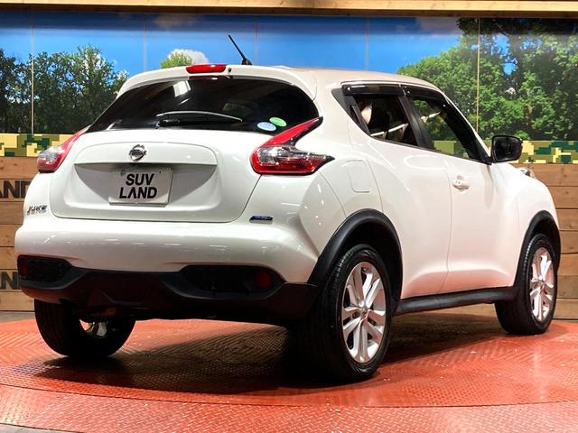 ジューク １５ＲＸ　Ｖセレクション　純正ＳＤナビ　バックカメラ　衝突被害軽減システム　禁煙車　スマートキー　ナビ連動ＥＴＣ　純正１７インチアルミ　オートライト　デュアルエアコン　Ｂｌｕｅｔｏｏｔｈ　ＣＤ　ＤＶＤ再生　フルセグ（17枚目）