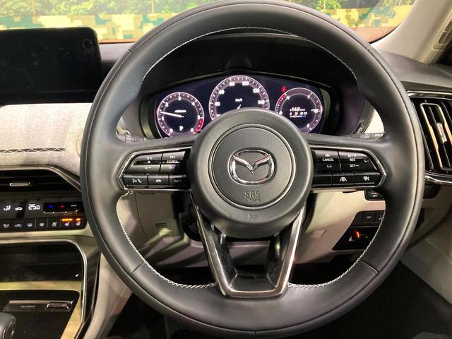 CX-80 XD-ハイブリッド プレミアムモダン サンルーフ 純正12型SDナビ 全周囲カメラ アダプティプクルーズコントロール レザーシート ETC Bluetooth パワーバックドア レザーシート シートベンチレーション LEDヘッドライト(12枚目)