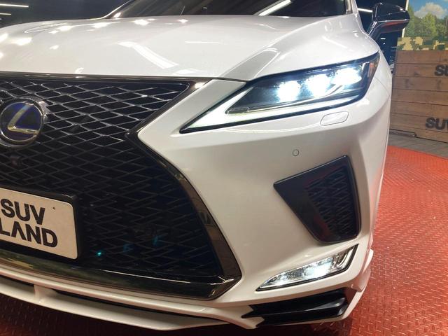 RX RX450h Fスポーツ パノラマルーフ TRDフルエアロ TRD4本出しスポーツマフラー モデリスタ22インチアルミホイール マークレビンソン パノラミックビューモニター 3眼LEDヘッド シートベンチレーション(12枚目)