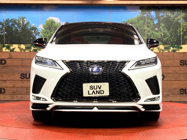 RX RX450h Fスポーツ パノラマルーフ TRDフルエアロ TRD4本出しスポーツマフラー モデリスタ22インチアルミホイール マークレビンソン パノラミックビューモニター 3眼LEDヘッド シートベンチレーション(14枚目)