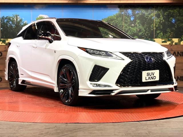 RX RX450h Fスポーツ パノラマルーフ TRDフルエアロ TRD4本出しスポーツマフラー モデリスタ22インチアルミホイール マークレビンソン パノラミックビューモニター 3眼LEDヘッド シートベンチレーション(16枚目)