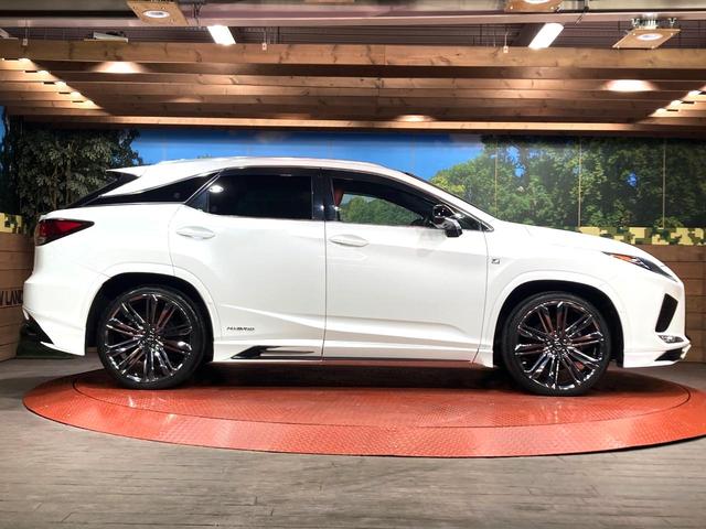 RX RX450h Fスポーツ パノラマルーフ TRDフルエアロ TRD4本出しスポーツマフラー モデリスタ22インチアルミホイール マークレビンソン パノラミックビューモニター 3眼LEDヘッド シートベンチレーション(58枚目)