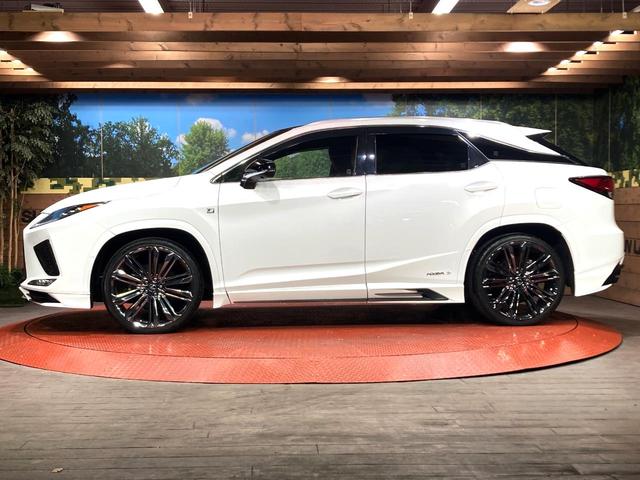 RX RX450h Fスポーツ パノラマルーフ TRDフルエアロ TRD4本出しスポーツマフラー モデリスタ22インチアルミホイール マークレビンソン パノラミックビューモニター 3眼LEDヘッド シートベンチレーション(64枚目)