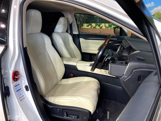 RX RX450h バージョンL サンルーフ マークレビンソン 純正12.3型純正ナビ パノラマミックビューモニター 衝突軽減装置 レーダークルーズコントロール パワーバックドア 本革シート シートベンチレーション ETC(8枚目)