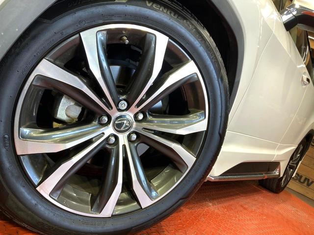 RX RX450h バージョンL サンルーフ マークレビンソン 純正12.3型純正ナビ パノラマミックビューモニター 衝突軽減装置 レーダークルーズコントロール パワーバックドア 本革シート シートベンチレーション ETC(13枚目)