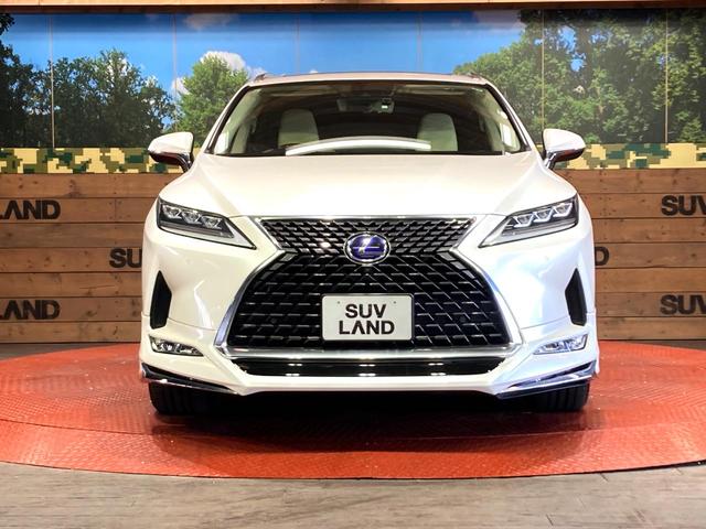 RX RX450h バージョンL サンルーフ マークレビンソン 純正12.3型純正ナビ パノラマミックビューモニター 衝突軽減装置 レーダークルーズコントロール パワーバックドア 本革シート シートベンチレーション ETC(14枚目)