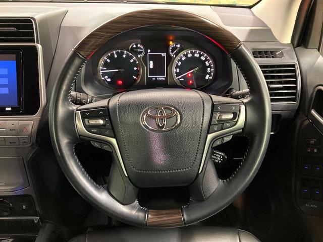 ランドクルーザープラド TX モデリスタエアロ 純正9型SDナビ バックカメラ 衝突被害軽減システム レーダークルーズ 禁煙車 コーナーセンサー スマートキー LEDヘッド ルーフレール ビルトインETC(8枚目)