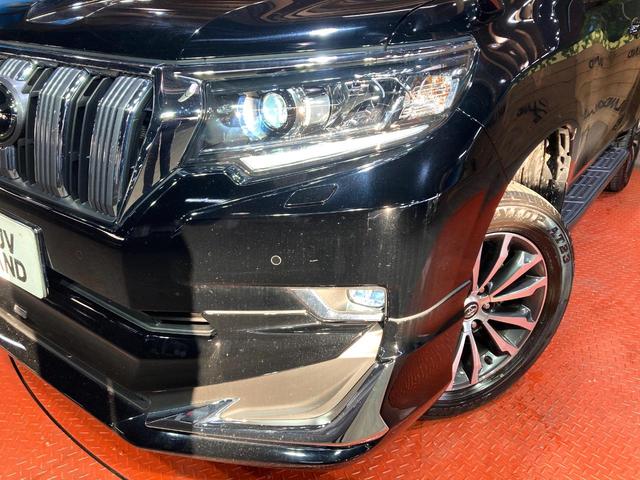 ランドクルーザープラド TX モデリスタエアロ 純正9型SDナビ バックカメラ 衝突被害軽減システム レーダークルーズ 禁煙車 コーナーセンサー スマートキー LEDヘッド ルーフレール ビルトインETC(12枚目)