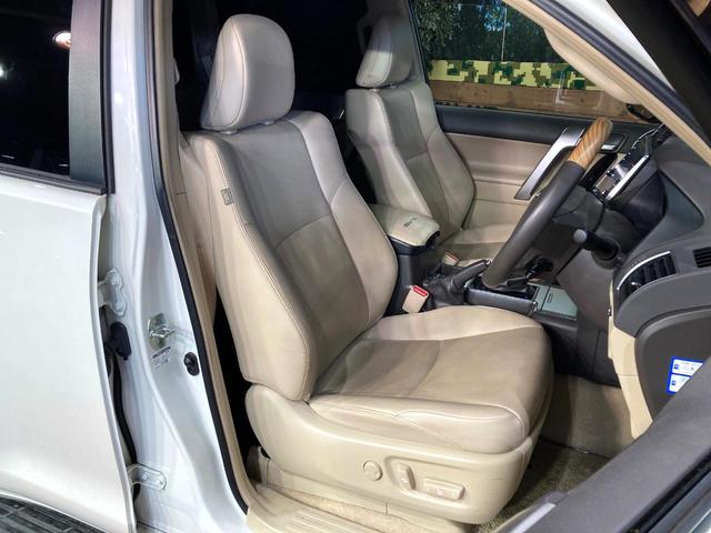 ランドクルーザープラド TX Lパッケージ サンルーフ パノラミックビューモニター メーカーナビ ベージュ内装 プリクラッシュセーフティシステム レーダークルーズコントロール クリアランスソナー ルーフレール 純正19インチアルミ(9枚目)