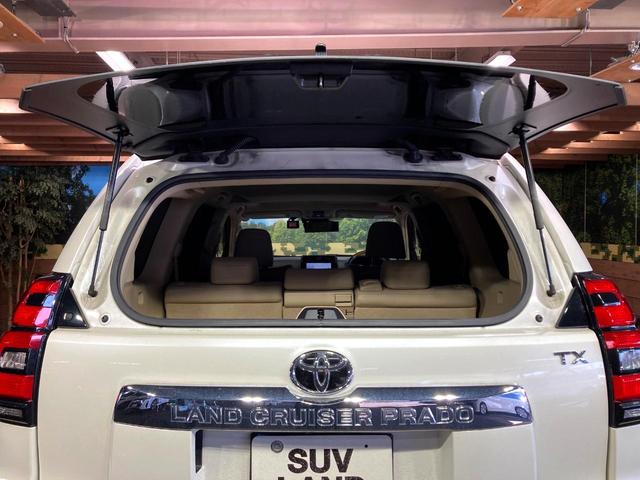 ランドクルーザープラド TX Lパッケージ サンルーフ パノラミックビューモニター メーカーナビ ベージュ内装 プリクラッシュセーフティシステム レーダークルーズコントロール クリアランスソナー ルーフレール 純正19インチアルミ(33枚目)