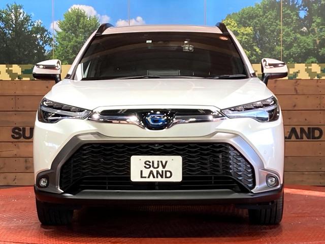 カローラクロス ハイブリッド Z 純正ディスプレイオーディオ 全周囲カメラ 衝突被害軽減システム レーダークルーズ 禁煙車 電動リアゲート ハーフレザーシート パワーシート ドラレコ コーナーセンサー スマートキー ルーフレール(14枚目)