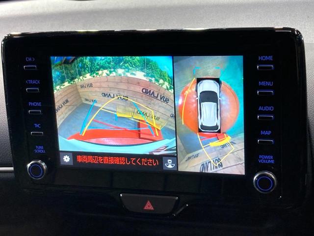 ヤリスクロス ハイブリッドZ 8インチディスプレイオーディオ 全周囲カメラ 衝突被害軽減システム レーダークルーズ パワーシート コーナーセンサー LEDヘッド ビルトインETC 純正18インチアルミ 車線逸脱警報(4枚目)