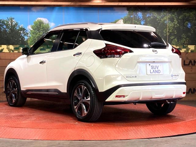 キックス X 純正SDナビ プロパイロット 禁煙車 全周囲カメラ 衝突被害軽減システム レーダークルーズ ハーフレザーシート ドラレコ コーナーセンサー スマートキー LEDヘッド ルーフレール ビルトインETC(22枚目)